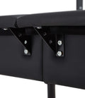 Queen Size Upholstered Platform Bed With Sensor Light And Ergonomic Design Backrests, Black Black Upholstered