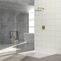 Shower Faucet Set,Shower System With 10 Inch Rainfall Shower Head And Shower Valve, Gold Gold Stainless Steel