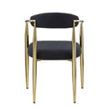 Woker Dining Chairs Set Of 2, Mid Century Modern Dining Chairs, Kitchen Dining Room Chairs, Round Boucle Backrest Sherpa Dining Chair With Black Metal Legs Iron White Black Dining Room Foam Round Dining Chairs Foam Metal
