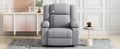 Power Lift Recliner Chair Electric Recliner For Elderly Recliner Chair With Massage And Heating Functions, Remote, Phone Holder Side Pockets And Cup Holders For Living Room, Grey Grey Foam Chenille