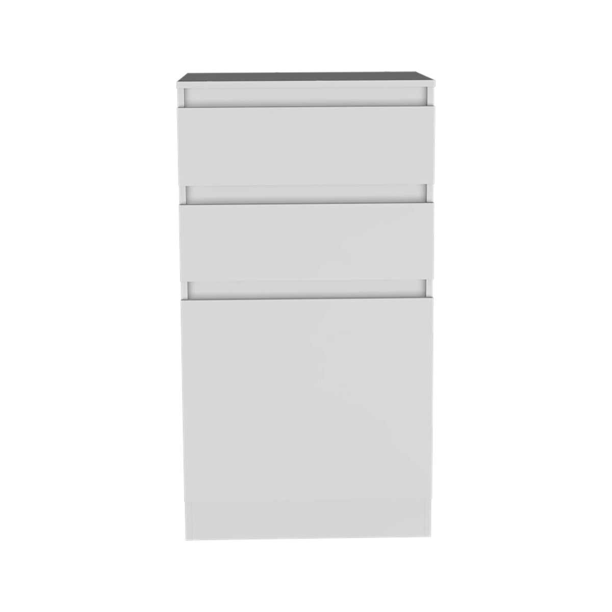 Celestial Dresser, Jewelry Box, Mirror, Two Drawers, Single Door Cabinet White Mdf Engineered Wood