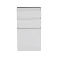 Cambridge Three Drawers Dresser Multicolor Mdf Engineered Wood