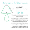 Deep Cone Hardback Lampshade With Washer Fitter, White Fabric Lampshade For Table Lamps, Natural Linen, 9