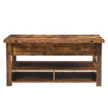 Lift Top Coffee Table, Multi Functional Coffee Table With Open Shelves, Modern Lift Tabletop Dining Table For Living Room, Home Office, Rustic Brown Rustic Brown Primary Living Space Particle Board