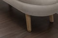 036 Velvet Fabric Storage Bench Bedroom Bench With Wood Legs For Living Room Bedroom Indoor,Light Gray Tufted Light Gray Velvet Bedroom Solid Modern Eucalyptus Internal Storage Foam Velvet