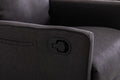 038 Cotton Linen Fabric Swivel Rocking Chair Glider Rocker Recliner Nursery Chair With Adjustable Back And Footrest For Living Room Indoor,Dark Gray Dark Gray Cotton Manual Handle Metal Primary Living Space Soft Tufted Back Modern Foam Linen