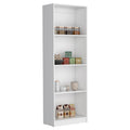 Tuin 3 Piece Living Room Set With 3 Bookcases, White White Particle Board Engineered Wood