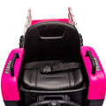 Ride On Tractor With Trailer,24V Battery Powered Electric Tractor Toy, 200W*2Motor 1.86 4.97Mph Remote Control,Electric Car For Kids,Three Speed Adjustable,Usb,Mp3 ,Bluetooth,Led Light, Safety Belt