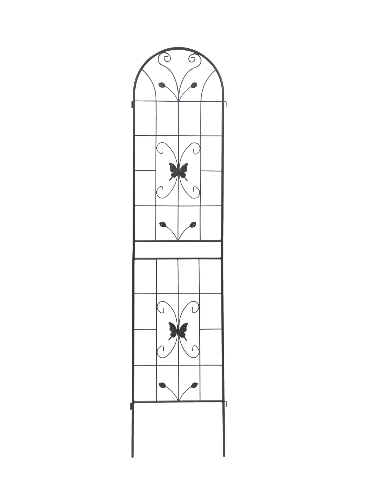 4 Pack Metal Garden Trellis 86.7" X 19.7" Rustproof Trellis For Climbing Plants Outdoor Flower Support Black Black Garden & Outdoor Iron