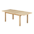 Rustic Extendable 84Inch Dining Table Set With 24Inch Removable Leaf6 Upholstered Armless Dining Chairs And 2 Padded Arm Chairs, 9 Pieces, Natural Wood Dining Room Extendable Rubberwood Rectangular Dining Table With Chair Upholstered Chair Wood Natural