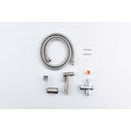 Bidet Sprayer For Toilet, Handheld Cloth Diaper Sprayer Silver Metal