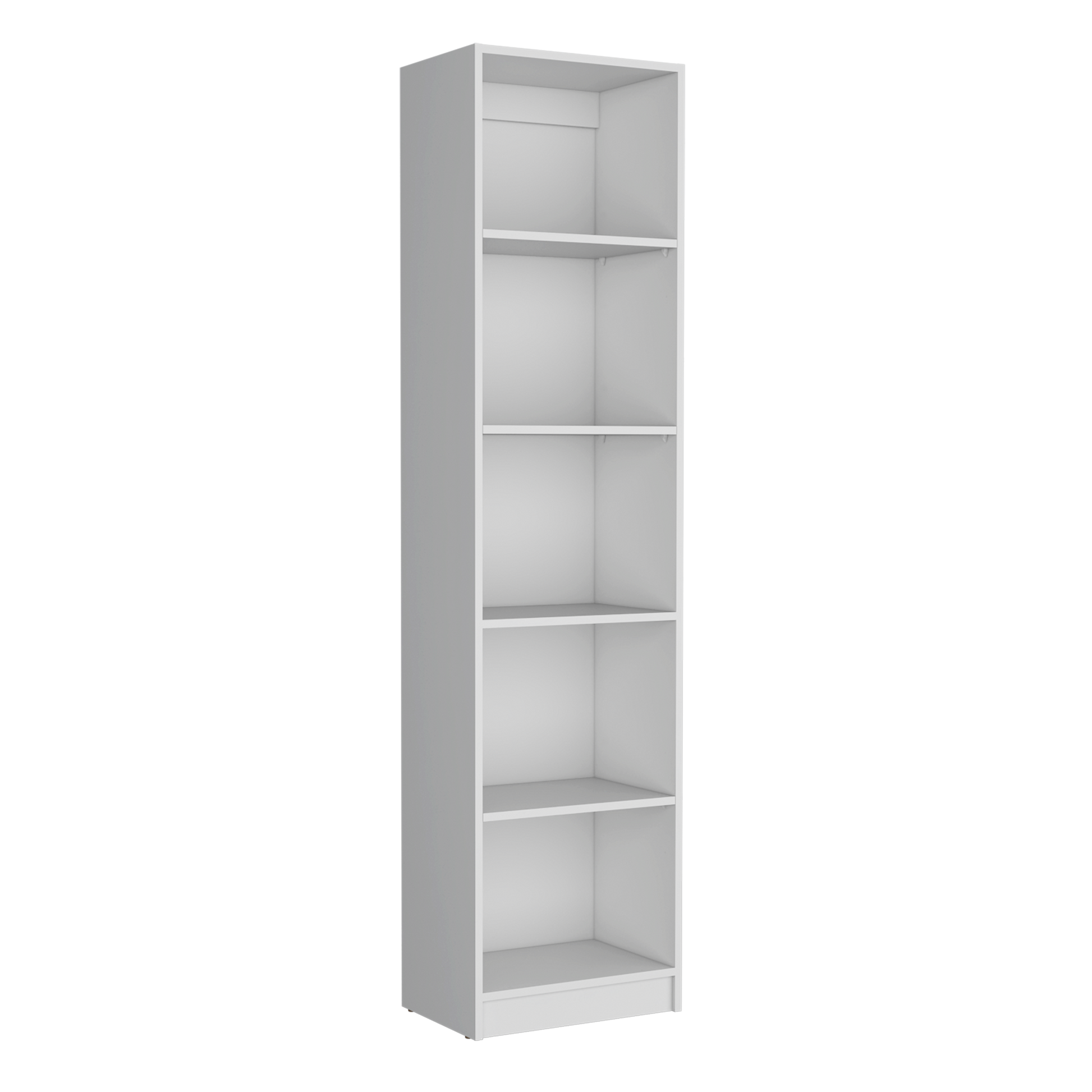 Levan 3 Piece Living Room Set With 3 Bookcases, White White Particle Board Engineered Wood