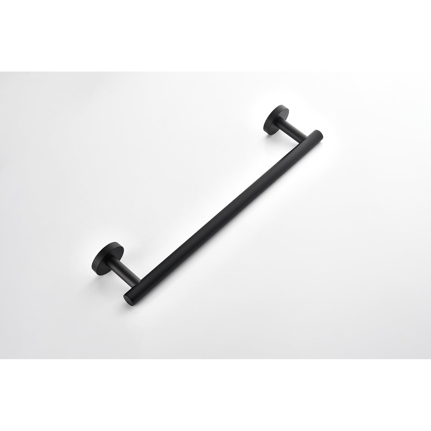 6 Piece Stainless Steel Bathroom Towel Rack Set Wall Mount Matte Black Stainless Steel