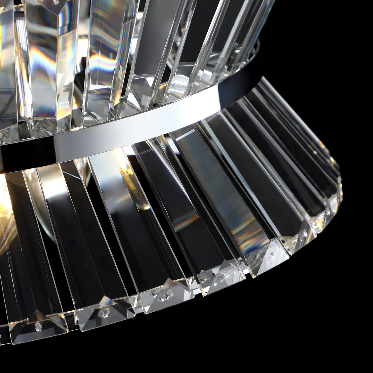 Modern Crystal Chandelier For Living Room Round Cristal Lamp Luxury Home Decor Light Fixture Transparent Modern Crystal