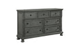 Jackson Modern Style 4Pc Queen Bedroom Set Made With Wood & Rustic Gray Finish Box Spring Not Required Queen Gray Wood Gray 4 Piece Set Bedroom Bed Included,Dresser Included,Mirror Included,Nightstand Included Contemporary,Traditional Solid Wood Mdf Soft