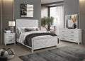 Denver Modern Style 2 Drawer Nightstand Made With Wood In Gray Gray 2 Drawers Bedroom Bedside Cabinet Contemporary,Modern Solid Wood Mdf Wood