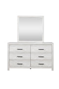 Denver Modern Style 6 Drawer Dresser Made With Wood In Gray Gray Bedroom Contemporary,Modern Solid Wood Mdf Wood