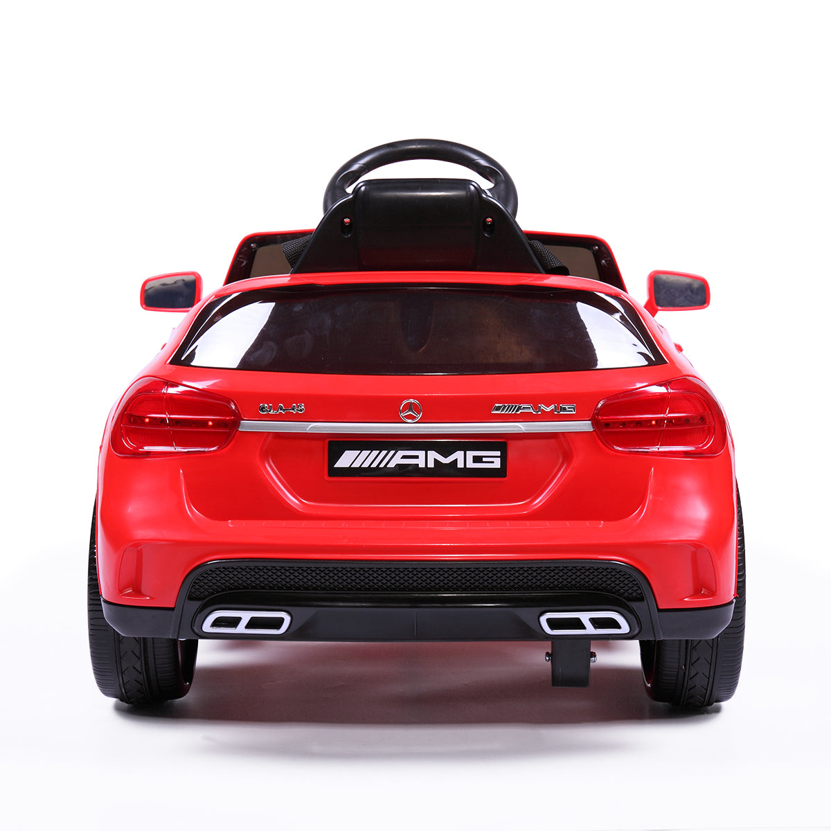 6V Licensed Mercedes Benz Amg Electric Vehicle, Kid Ride On Car With Parental Remote Control ,Mp3 Player Headlights Opening Doors For Children 3 8, Red Red Polypropylene