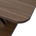 Multifunctional Extendable Console Table Grayish Brown Mdf