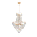 Gold Crystal Chandeliers,Large Contemporary Luxury Ceiling Lighting For Living Room Dining Room Bedroom Hallway Without Bulb Gold Luxury Crystal Iron