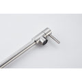 Pot Filler Faucet With Extension Shank Brushed Nickel Brass