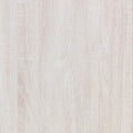 Coastal White Slatted Headboard Queen Panel Bed Box Spring Required Queen Ivory Wood Bedroom Farmhouse,Rustic Panel Wood
