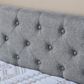 Twin Size Upholstery Daybed With Trundle Bed And Two Storage Drawersflat Arms With Pocket, Extendable Daybed For Bedroom Living Room,Linen Grey Grey Linen