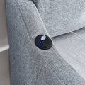 Twin Size Upholstery Daybed With Twin Size Erectable Trundle And Usb Charging Design, Linen Grey Twin Grey Linen