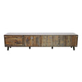 Tv Station, Tv Room, Entertainment Center, Can Accommodate 65 Inch Tv, Uv Open Drawers, Solid Wood Legs, Can Be Placed In Living Room, Bedroom, Tv Cabinet Rattan Weaving, Color: Brown Brown Particle Board