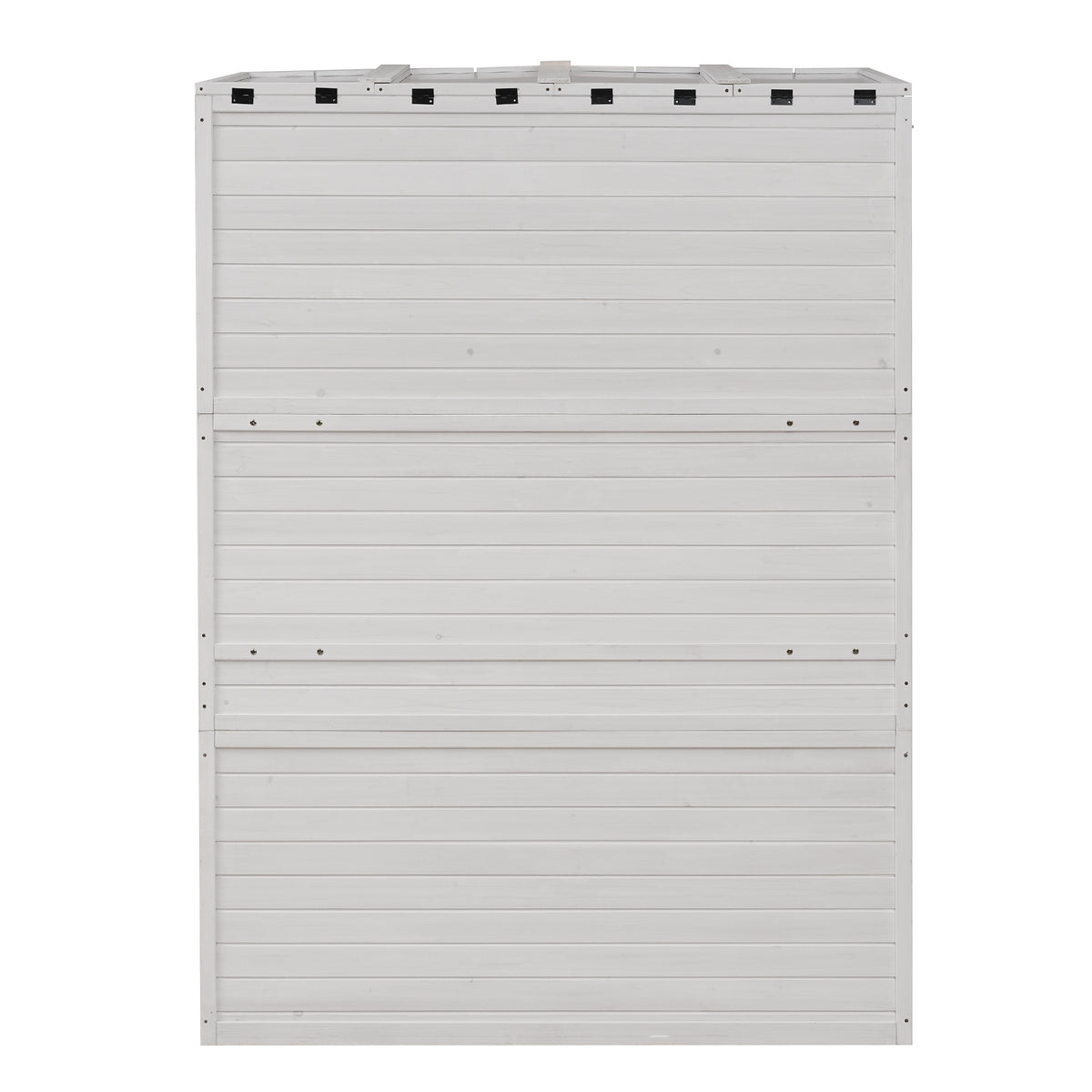 78 Inch Wooden Greenhouse Cold Frame With 4 Independent Skylights And 2 Folding Middle Shelves, Walk In Outdoor Greenhouse, White White Seats 2 Garden & Outdoor Casual Wood