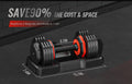 25Lb 5 In 1 Single Free Dumbbell Weight Adjust With Anti Slip Metal Handle, Ideal For Full Body Home Gym Workouts Black Abs Steel Q235