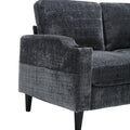 United Storage Sofa Living Room Sofa Cozy Sectional Sofa Grey Polyester 3 Seat