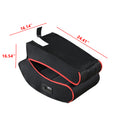 Foldable Gaming Chair With Onboard Speakers Black Red Polyester