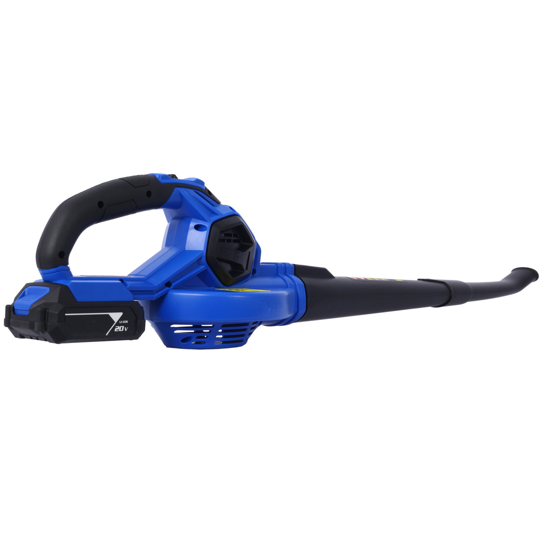 Cordless Leaf Blower Electric Leaf Blower Cordless With Battery And Charger 2 Speed Mode 20V Battery Powered Leaf Blowers For Lawn Care, Patio, Blowing Leaves And Snow Black Blue Plastic