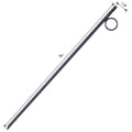 Rebar Stake With Loop 4Pcs Grip Rebar 3 8X 18 Inch Steel Durable Heavy Duty Tent Canopy Ground Stakes With Angled Ends And 1 Inch Loops For Campsites And Canopies Black Steel