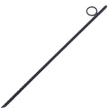 Rebar Stake With Loop 12Pcs Grip Rebar 3 8X 18 Inch Steel Durable Heavy Duty Tent Canopy Ground Stakes With Angled Ends And 1 Inch Loops For Campsites And Canopies Black Steel