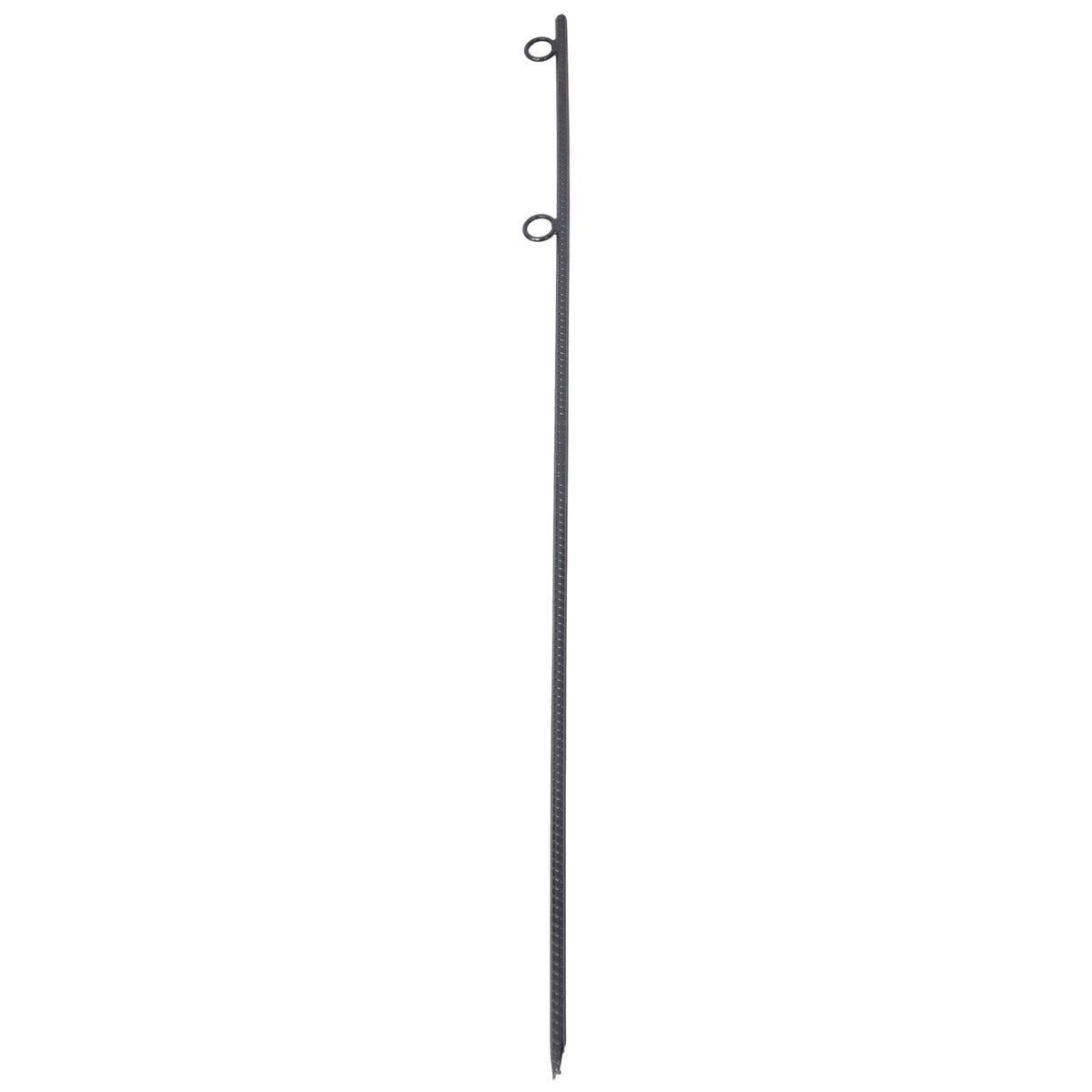 Rebar Stake With Loop 4Pcs Grip Rebar 5 8X 55.5 Inch Steel Durable Heavy Duty Tent Canopy Ground Stakes With Angled Ends And 1 Inch Loops For Campsites And Canopies Black Steel