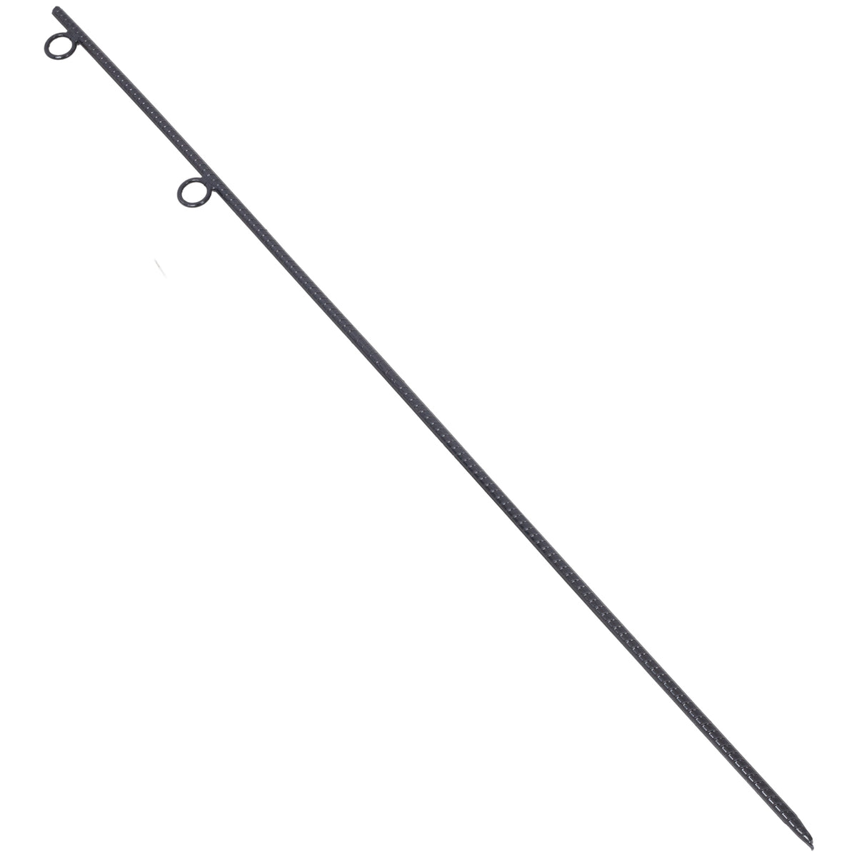 Rebar Stake With Loop 4Pcs Grip Rebar 5 8X 55.5 Inch Steel Durable Heavy Duty Tent Canopy Ground Stakes With Angled Ends And 1 Inch Loops For Campsites And Canopies Black Steel