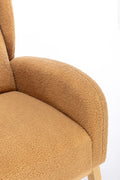 049 Teddy Fabric Rocking Chair With Packet Wood Legs,Khaki Wood Solid Khaki Primary Living Space Foam Wipe Clean Modern Rocking Chairs Eucalyptus Tufted Back Foam Teddy