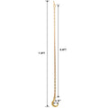 Tow Chain With 8 Inch Forged J Hook And Grab Hook Grade 70 Chain 6 Foot 4,700 Pound Safe Working Load Gold Steel