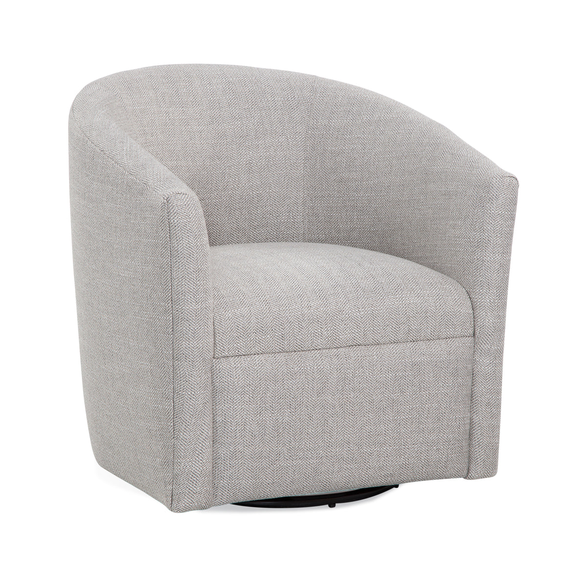 Lainey Sea Oat Swivel Barrel Chair Beige Modern,Transitional Foam Polyester
