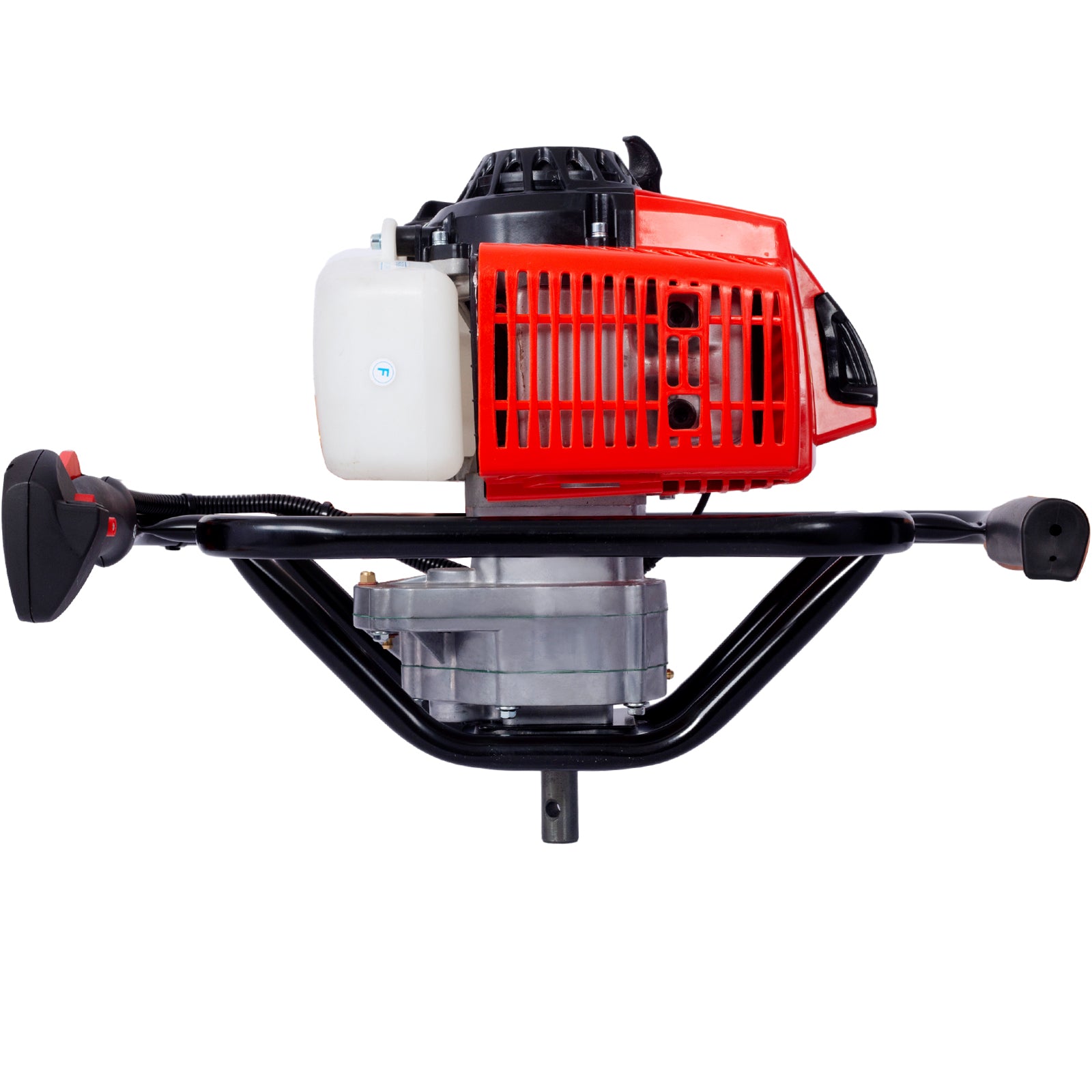 2.7Hp Post Hole Digger 63Cc Gas Powered 2 Stroke Auger Digging Drill Shaft Size 3 4" ,Epa Certificated With L6" L10" Drill Bits Black Steel