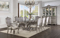 Ariadne Dining Table, Antique Plantinum Finish Dn02281 Light Gray Plywood