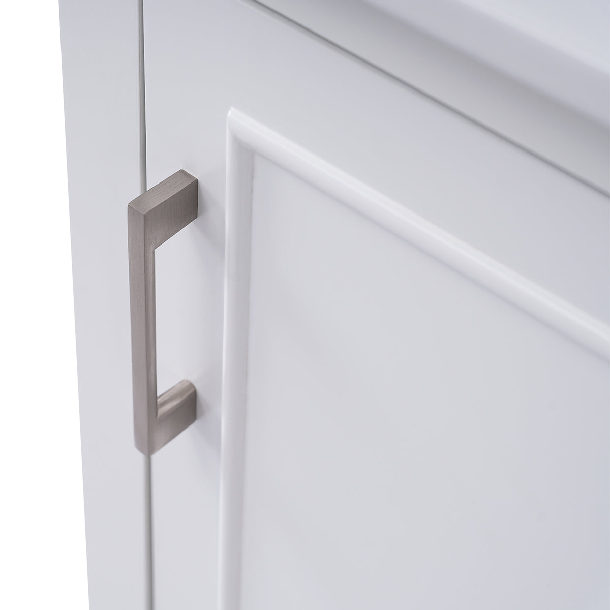 Viedo 20 Inch Modern Small Bathroom Vanity Cabinet With Ceramic Basin 20*15.5*33.3 Inches,Ample Storage,1 Soft Close Door White Solid Wood Mdf