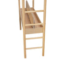 Full Size Teddy Fleeceloft Bed Wood Bed, Natural Full Natural Fleece