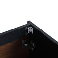 30 Inch Freestanding Bathroom Vanity With Gel Sink, Soft Closing Door And 2 3 Soft Closing Drawers 1 Brown Ebony 1 Bathroom Freestanding Modern Plywood