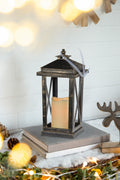 Set Of 2 Menifee Lantern With Led Candle, Tall 5X5X11