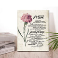 Framed Canvas Wall Art Decor Painting For Mother'S Day, Poem For Mother Painting For Chrismas Gift, Decoration For Home Office Living Room, Bedroom Decor Ready To Hang Rectangle Framed Multicolor Mother'S Day Oversized 41In Canvas Cultures And Diasporas