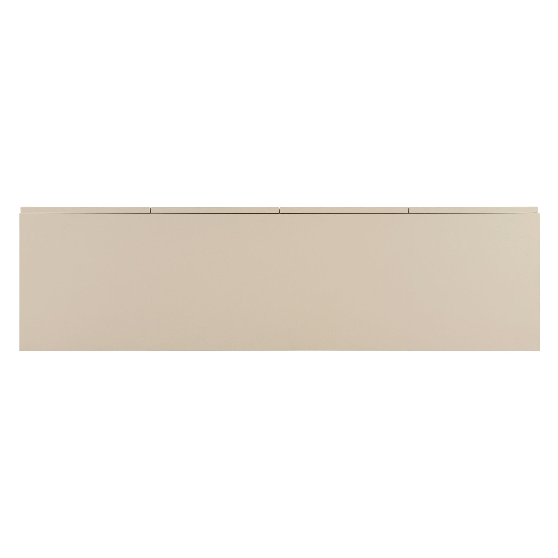 Modern Style Sideboard With Superior Storage Space, Hollow Door Design And 2 Adjustable Shelves For Living Room And Dining Room Almond Almond Dining Room Adjustabel Shelves Mdf