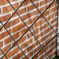 Outsunny Garden Fence, 4 Pack Steel Fence Panels, 11.4' L X 43